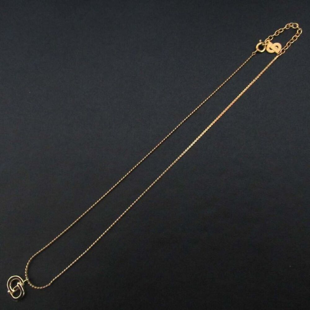 Christian Dior CD Logo Necklace - Picture 3 of 6
